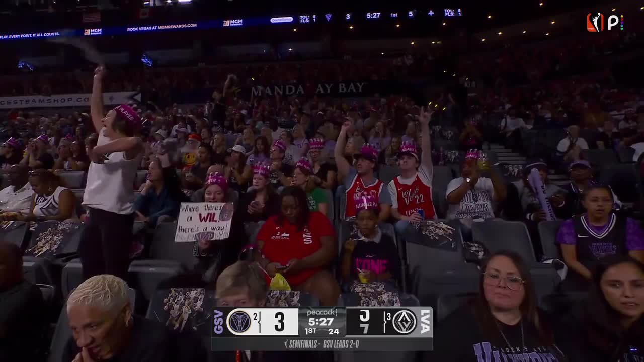 A'ja Wilson Top Points vs. Golden State Valkyries