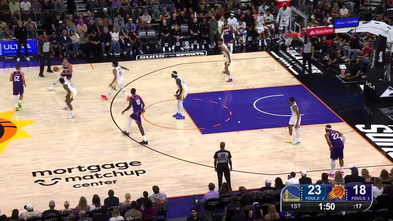 Luke Kennard hits from way downtown