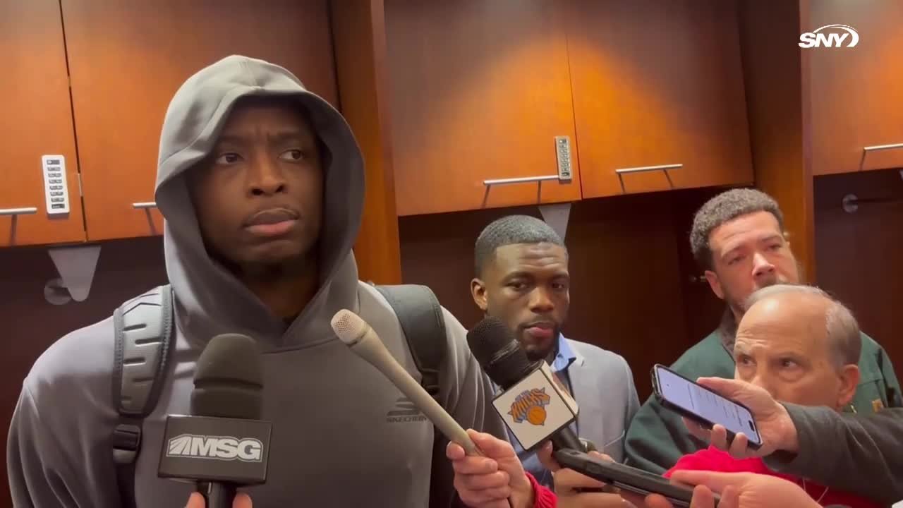 Jalen Brunson, OG Anunoby, Andre Drummond talk as Knicks fall to 0-3 with loss to Magic