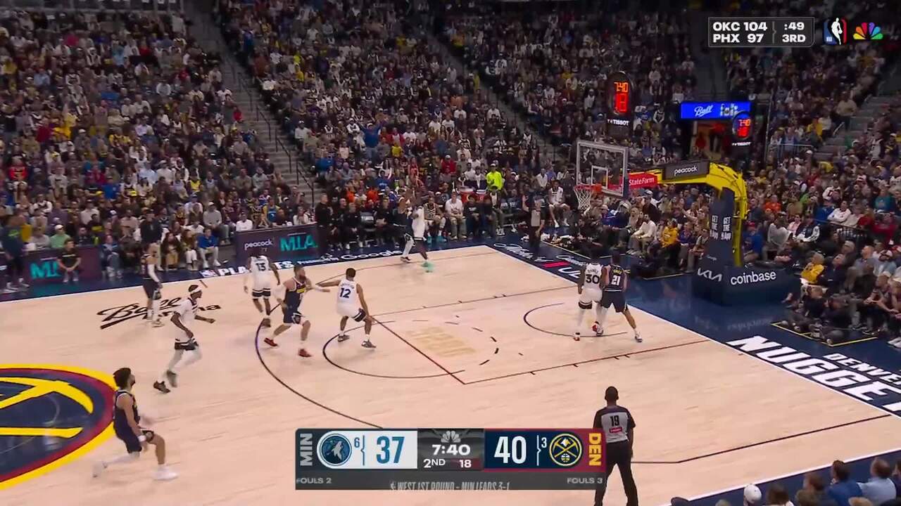 Jonas Valančiūnas hammers it home