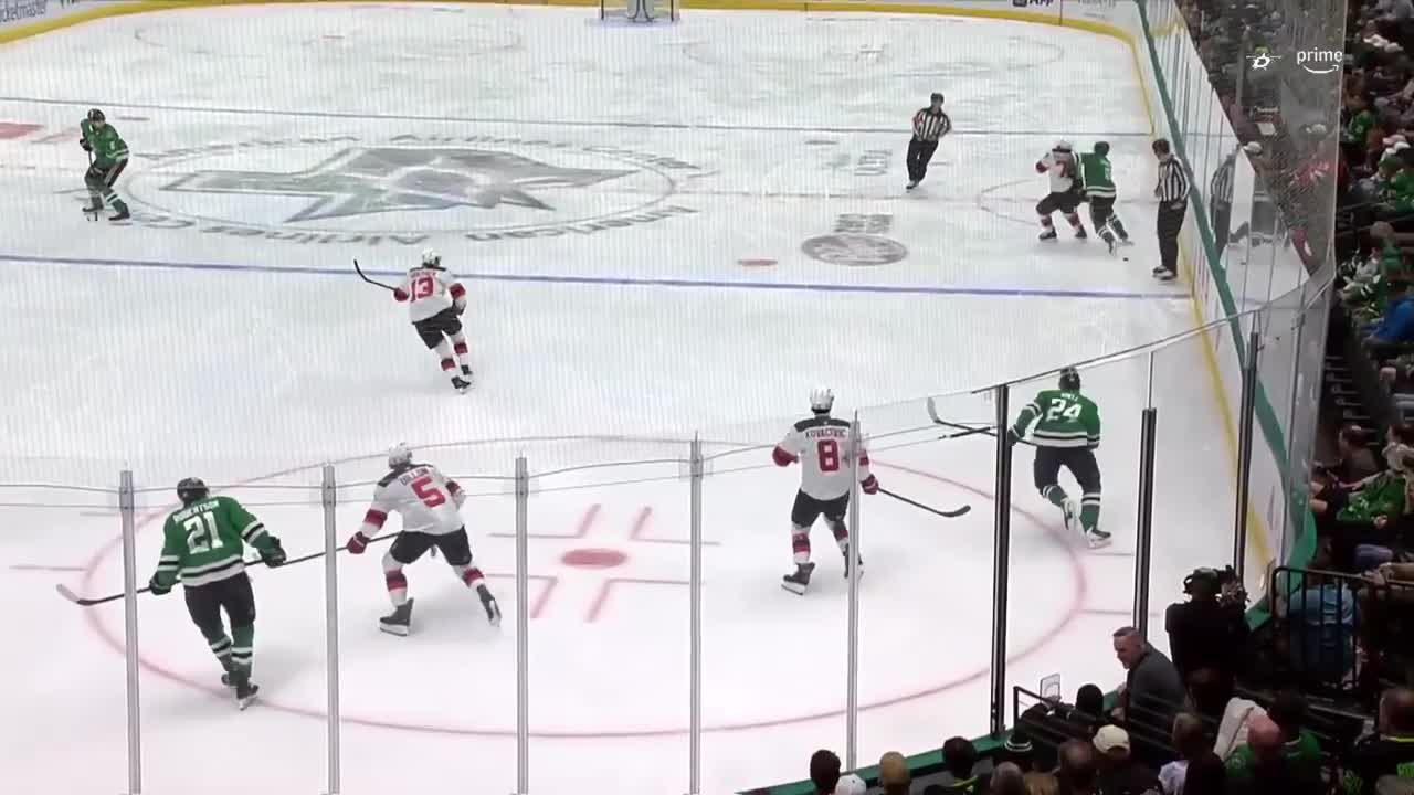 Nico Hischier with a Goal vs. Dallas Stars