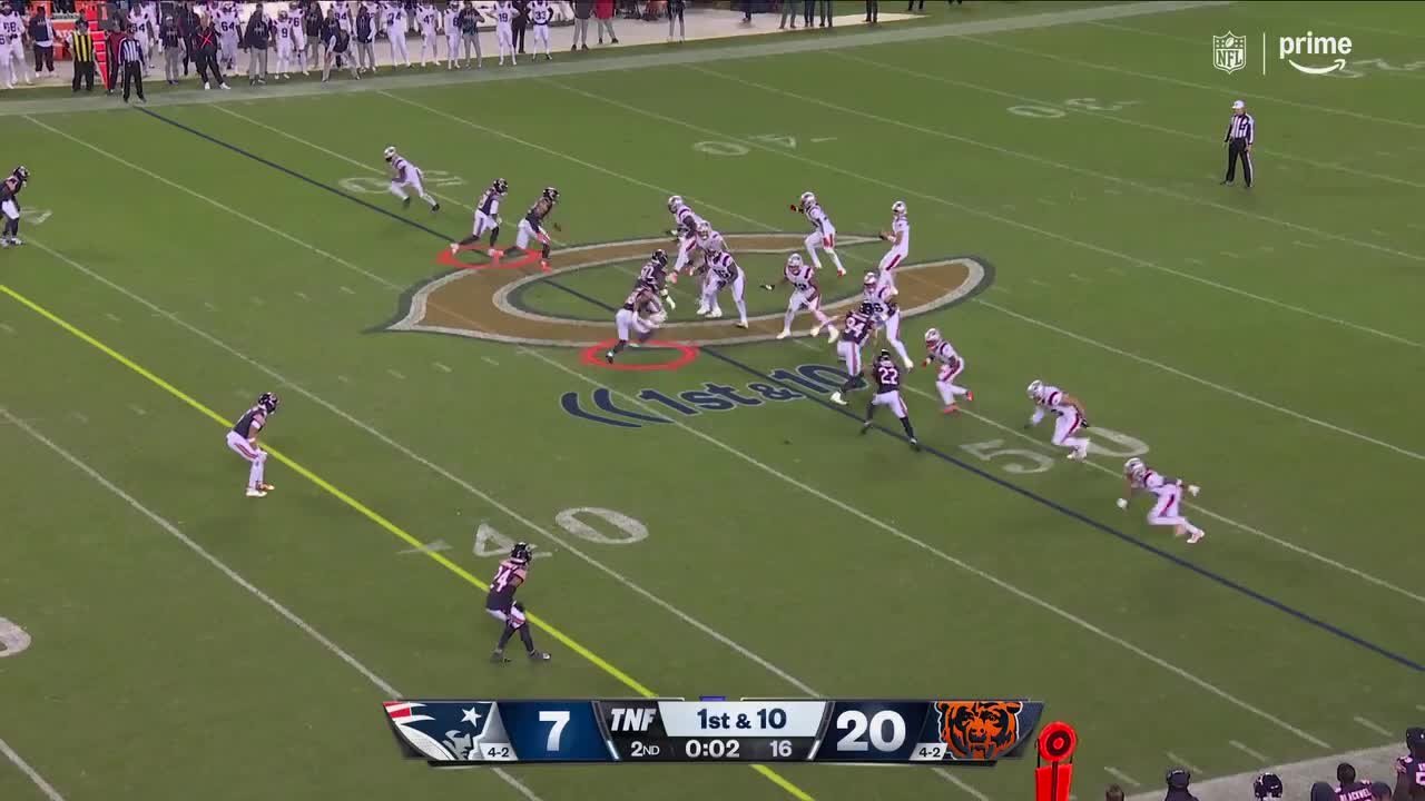 Rhamondre Stevenson's best plays from 115-yard game vs. Bears Week 7