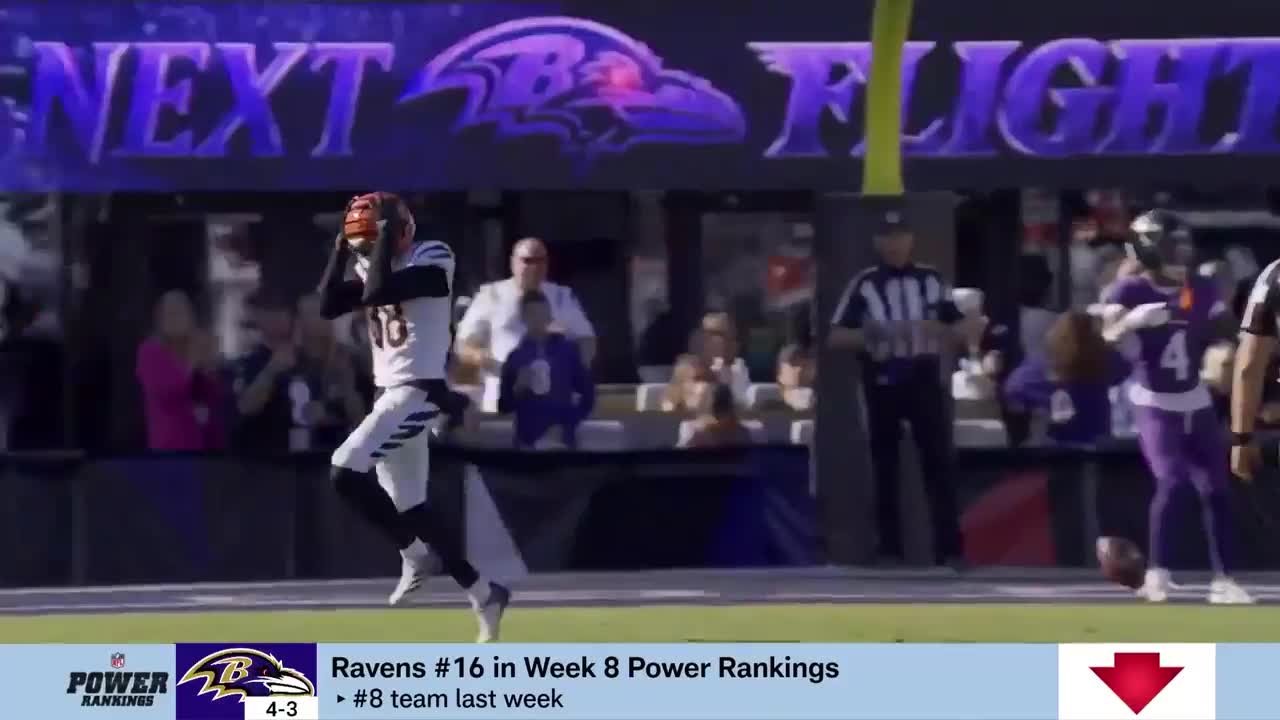Ravens fall 8 spots to No. 16 'Power Rankings'