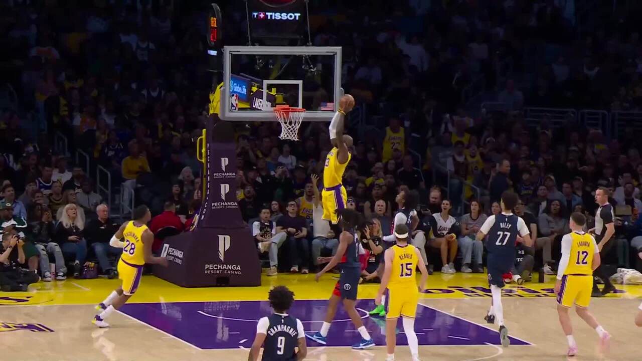 LeBron James Shines as Lakers Dominate Wizards Amid Doncic's Absence
