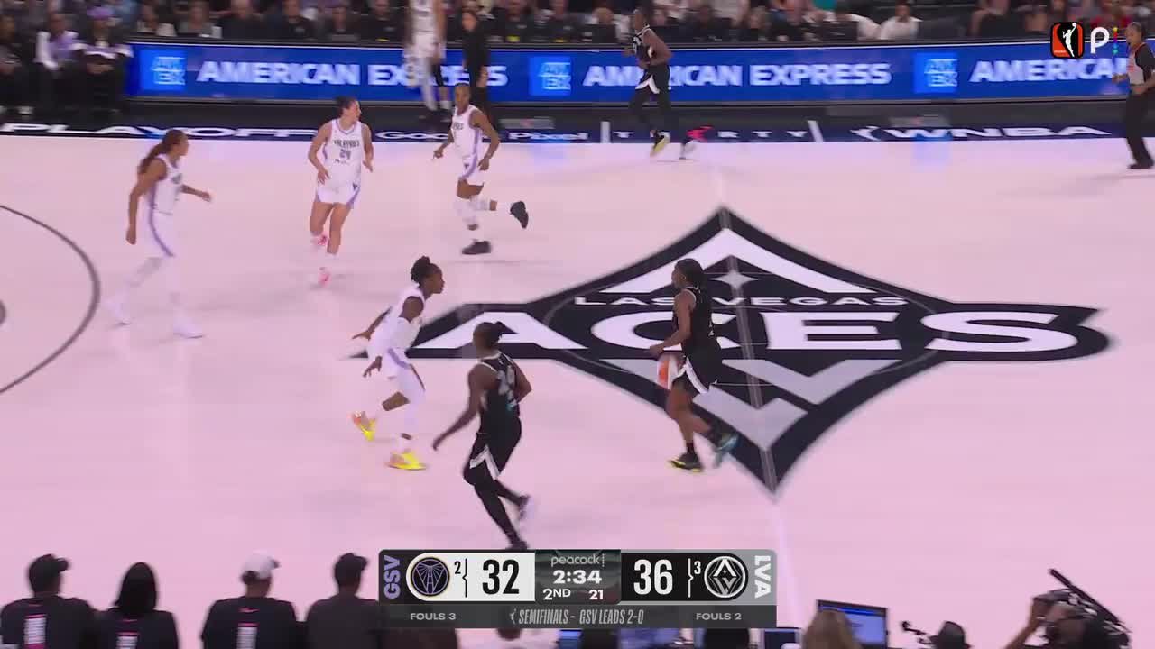 Dana Evans Top Points vs. Golden State Valkyries