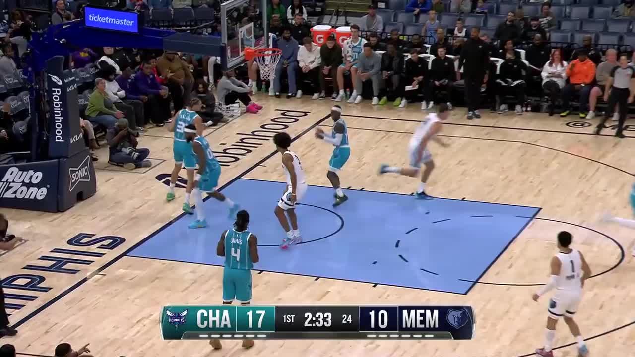 Memphis Grizzlies vs. Charlotte Hornets - Game Highlights