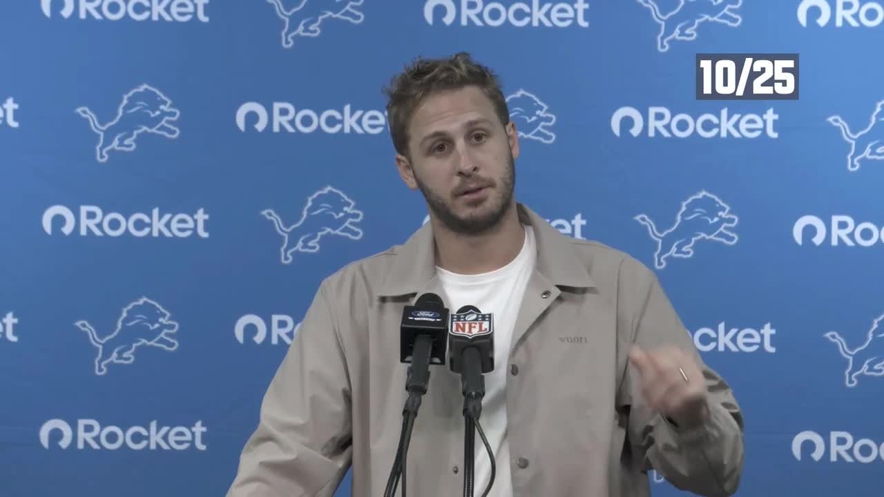 Jared Goff on Lions clock management to end game vs. Packers