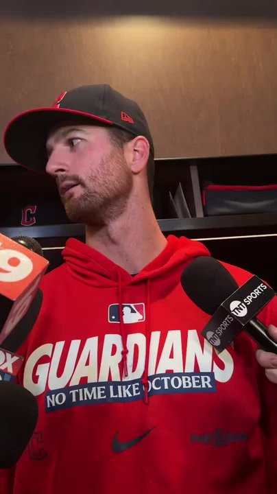 Watch Guardians' Foster Griffin talk after ALCS Game 4 vs Rays