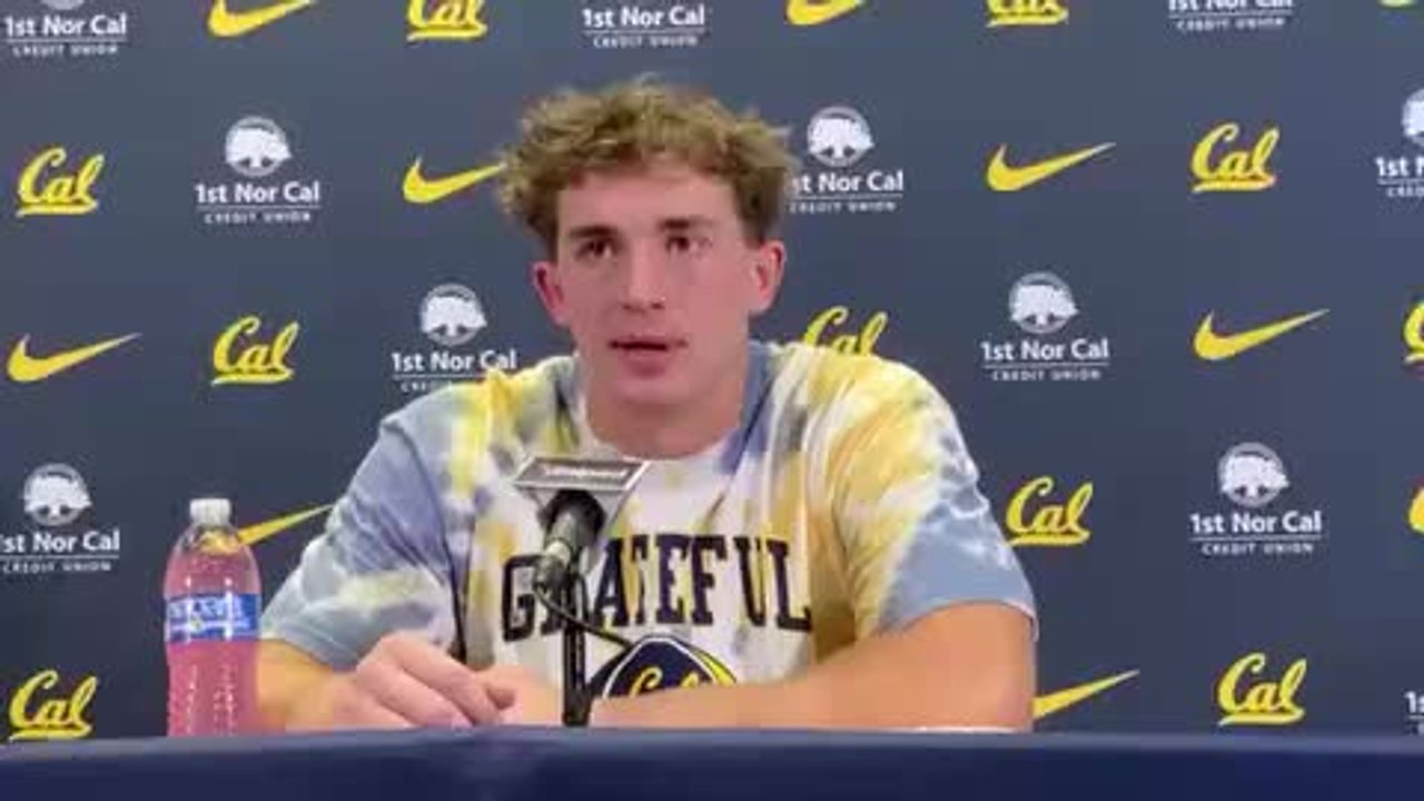 Cal TE Mason Mini Postgame Comments