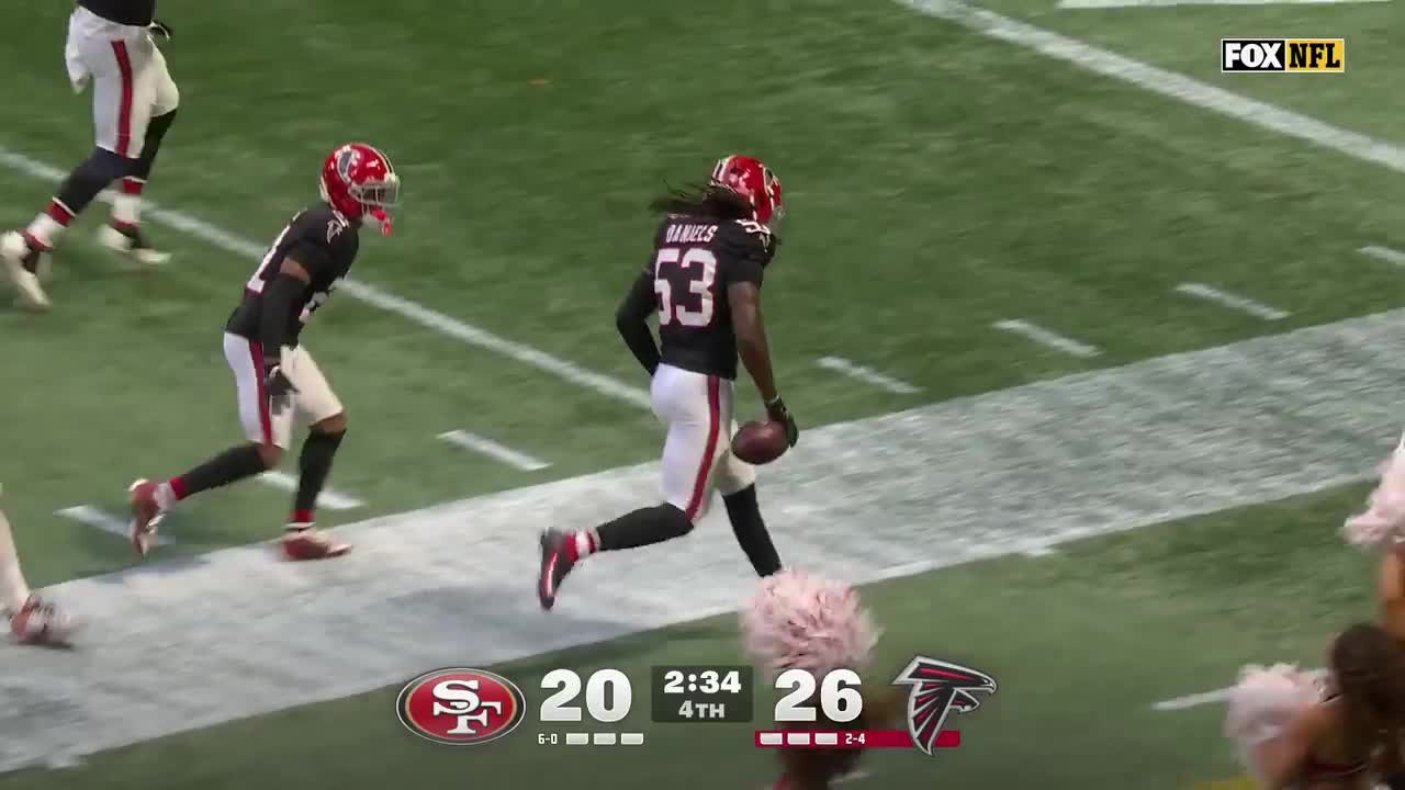 Can't-Miss Play: Kendal Daniels snags Purdy's pass for crucial interception in crunch time