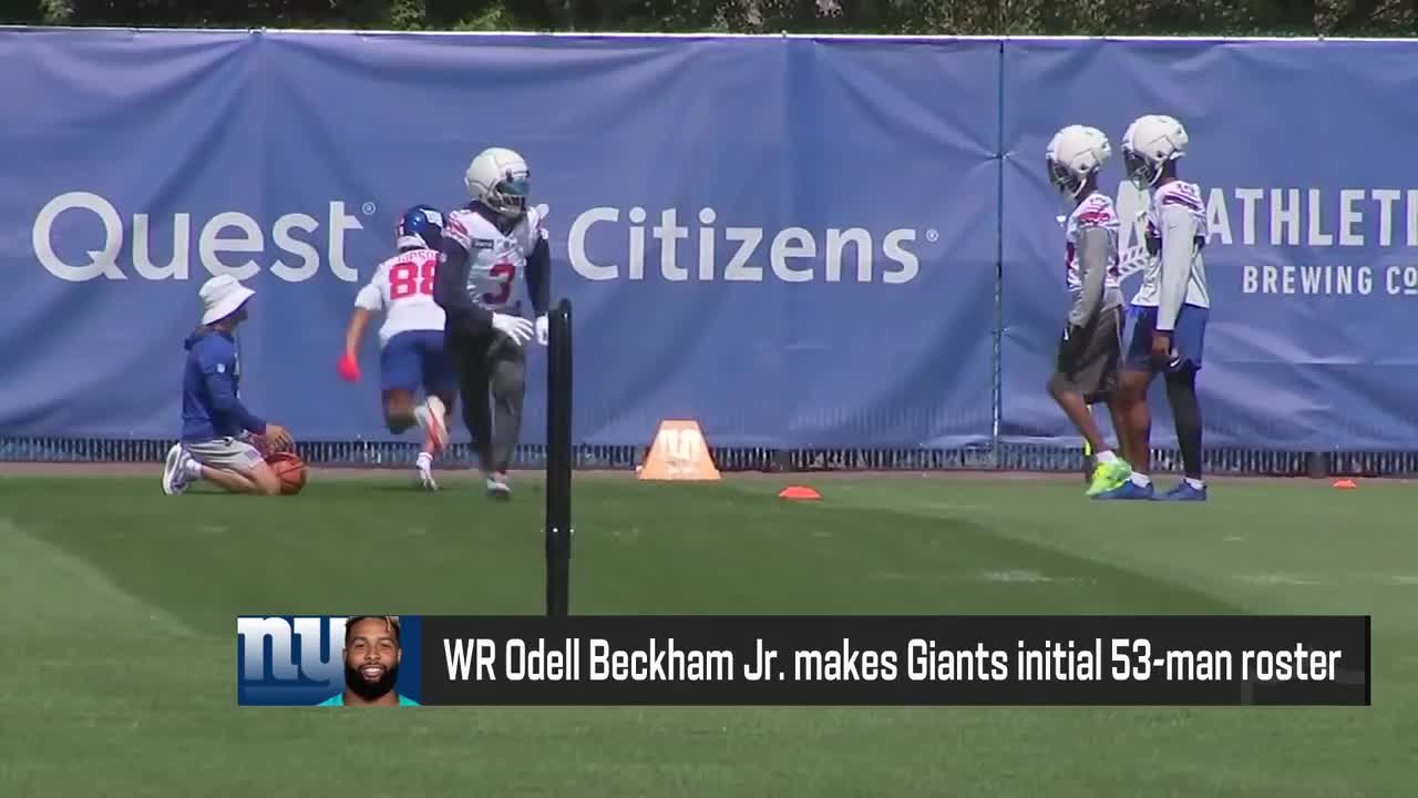 Giants WR Odell Beckham Jr. makes the initial 53-man roster 'The Insiders'