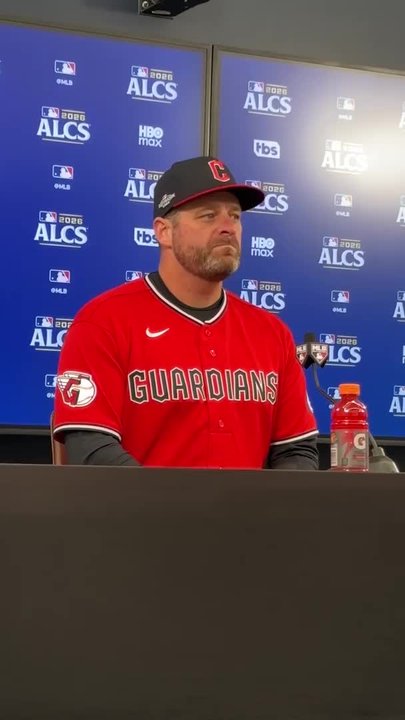 Guardians manager Stephen Vogt names Parker Messick Game 5 starter. Video