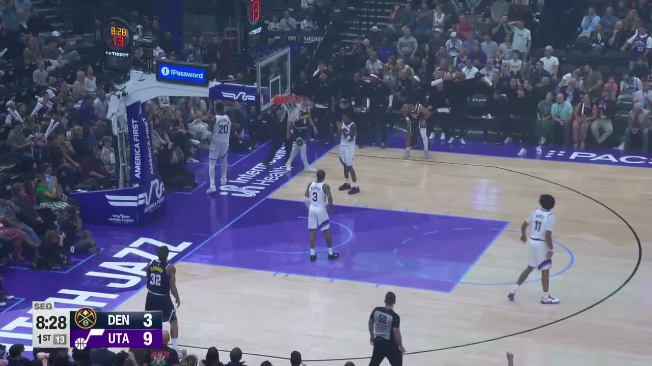 Jaren Jackson Jr. rises to block the shot