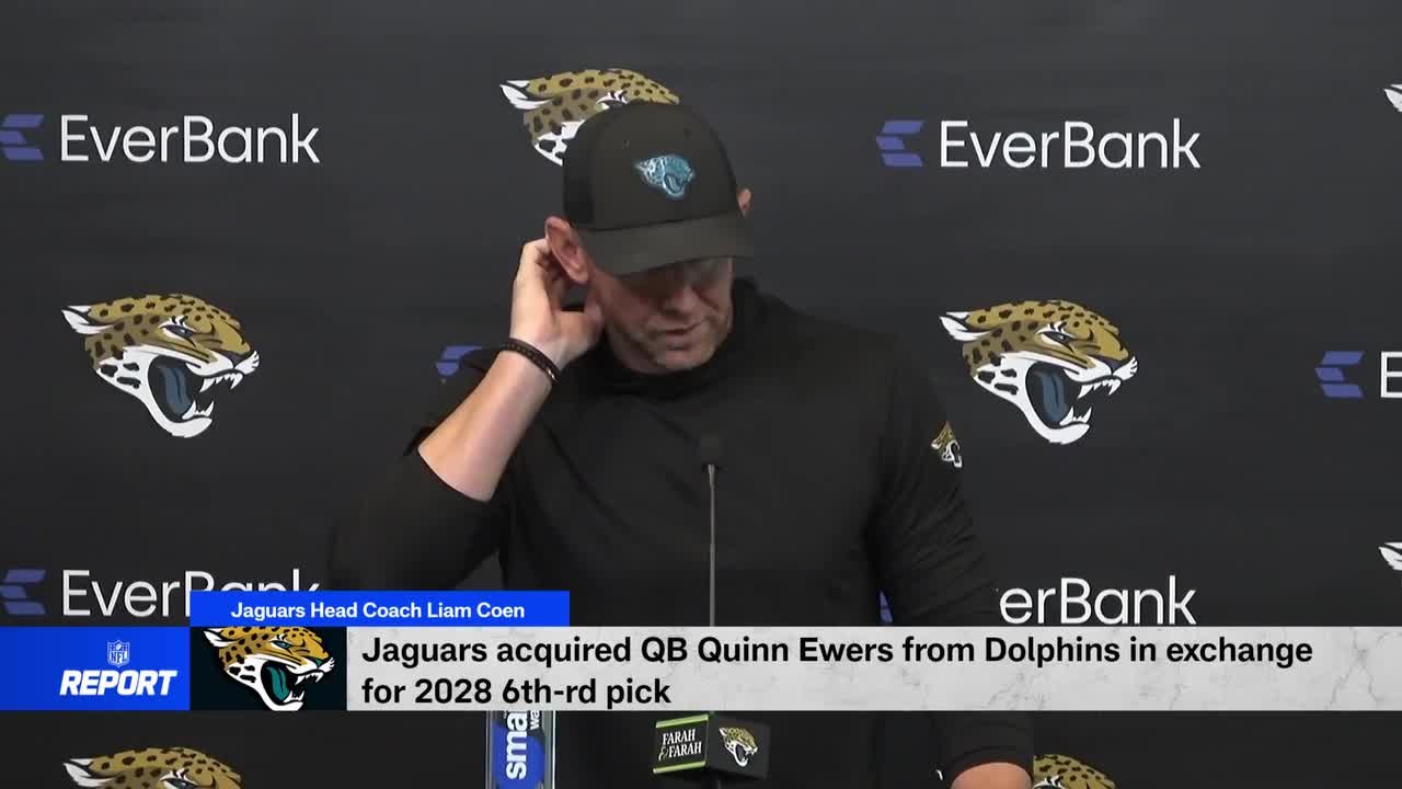 Liam Coen explains Quinn Ewers trade 'The NFL Report'