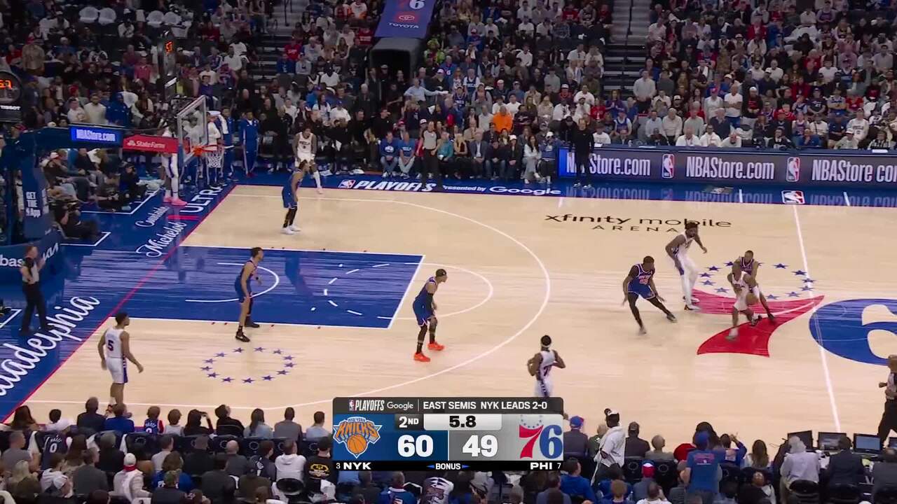 Philadelphia 76ers vs. New York Knicks - Game Highlights
