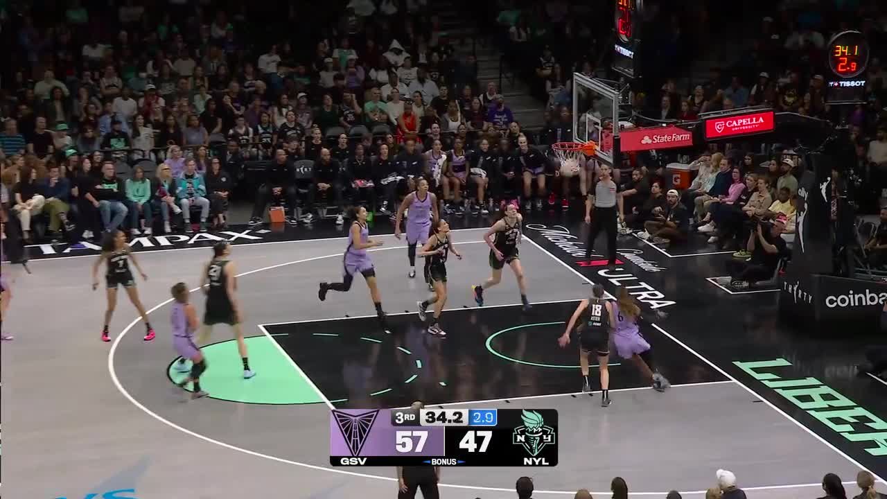 Kaitlyn Chen Top Last Baskets of The Periods vs. New York Liberty
