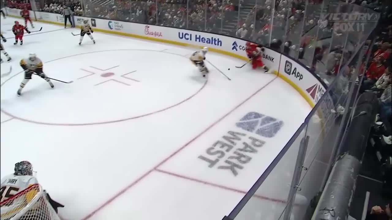 Cutter Gauthier with a Goal vs. Pittsburgh Penguins