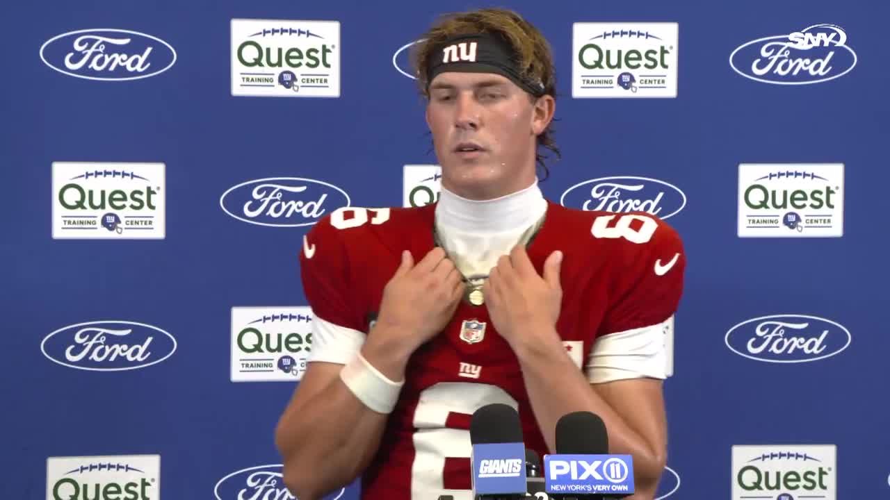 Giants QB Jaxson Dart on OBJ: 'He's still got it'