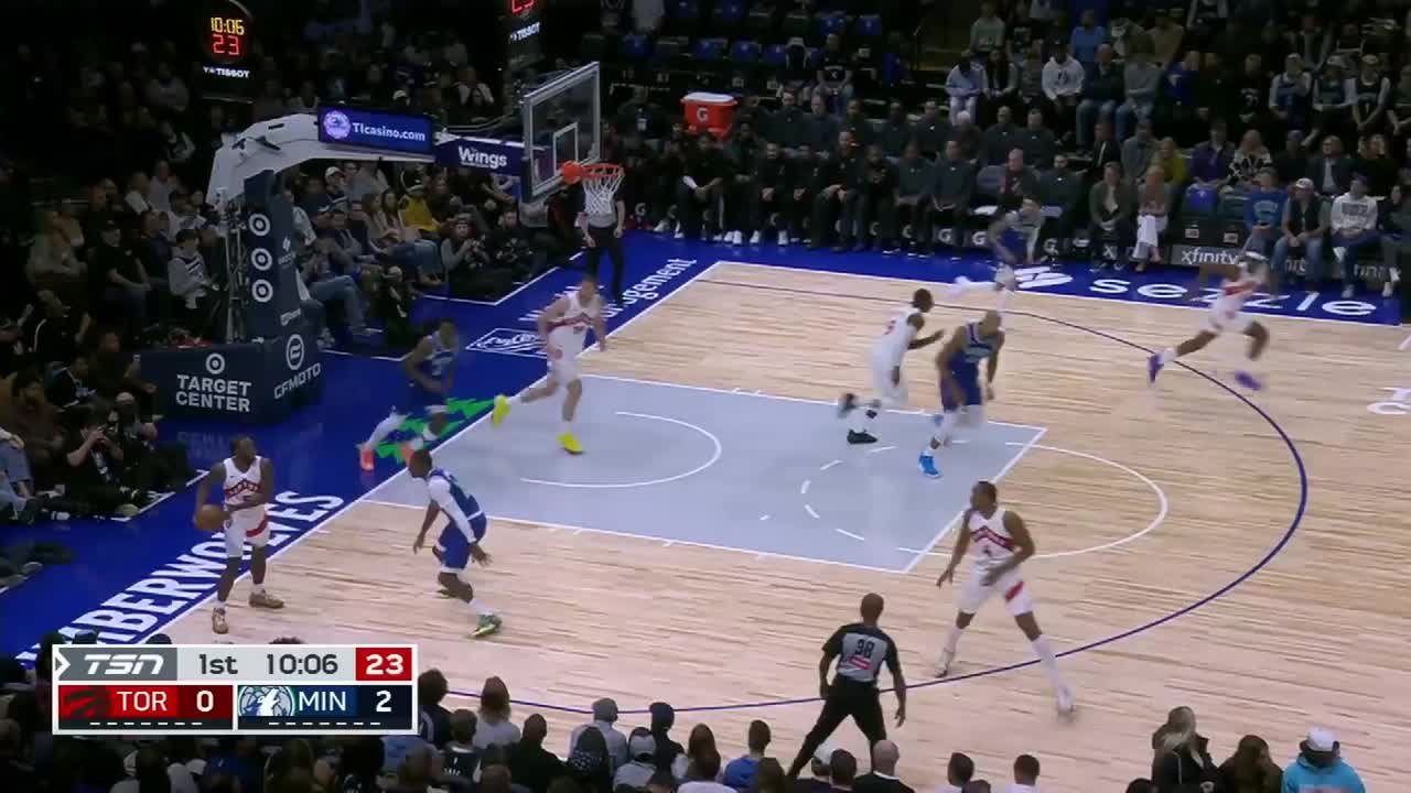 RJ Barrett gets the And-1