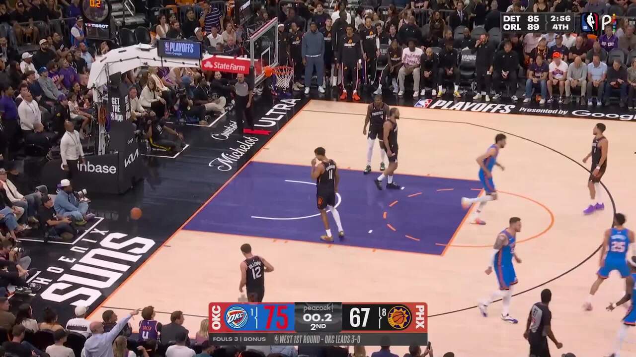 Shai Gilgeous-Alexander sinks it from downtown