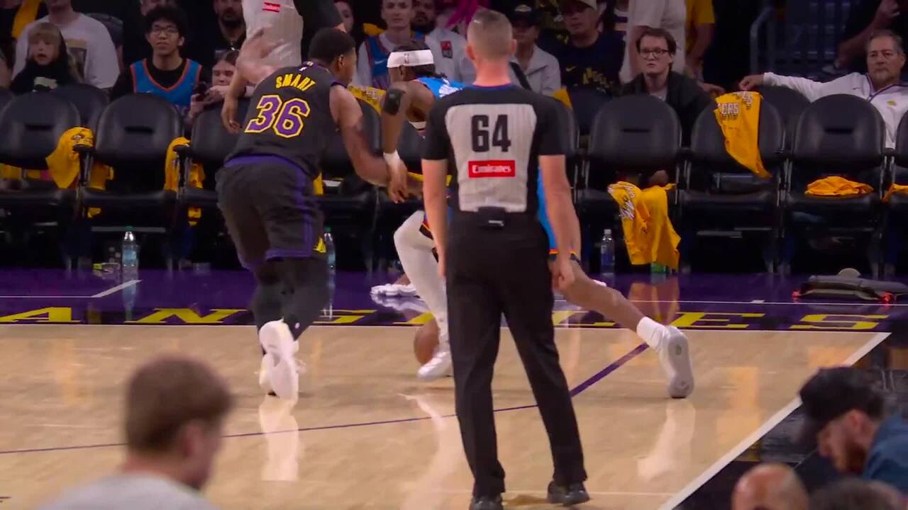 Shai Gilgeous-Alexander with 35 points vs. Los Angeles Lakers