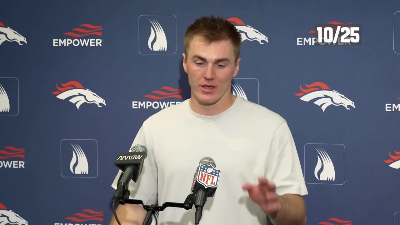 Bo Nix jokes with reporter about his athleticism on 62-yard run