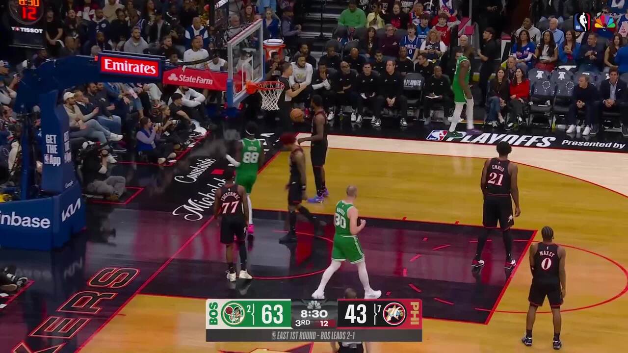 Jaylen Brown gets the And-1