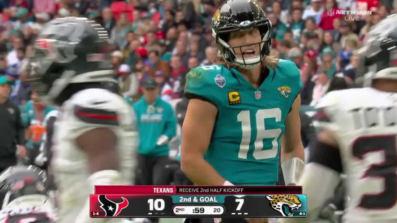 Trevor Lawrence's best throws from 4-TD game vs. Texans Week 6