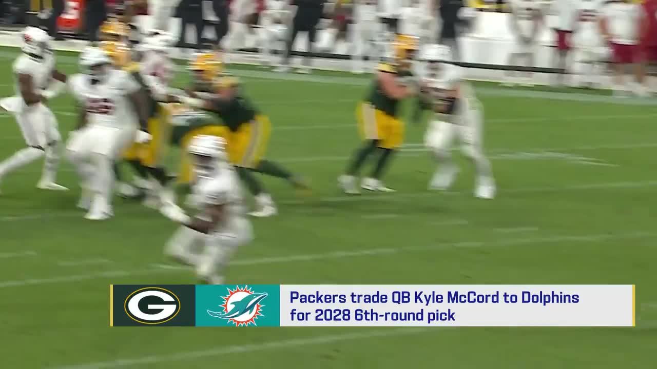 Rapoport: Packers trade QB Kyle McCord to Dolphins for 2028 sixth-round pick 'GMFB'