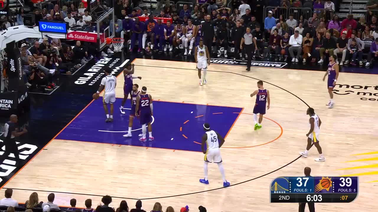 Phoenix Suns vs. Golden State Warriors - Game Highlights
