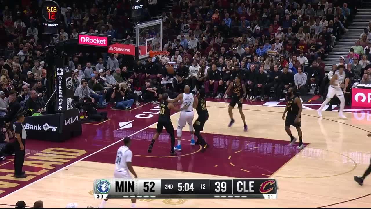 Anthony Edwards with 47 points vs. Cleveland Cavaliers