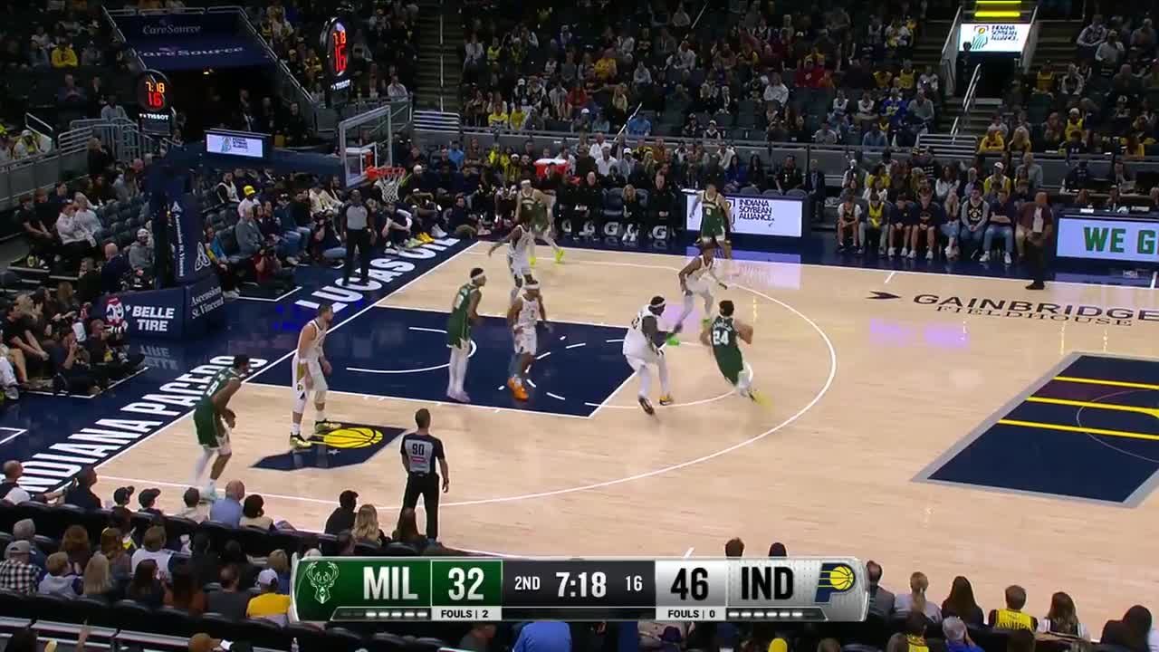 Jaime Jaquez Jr. with the 2 Pt