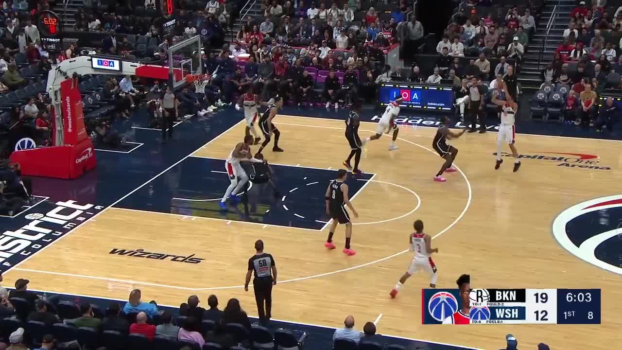 Washington Wizards vs. Brooklyn Nets - Game Highlights