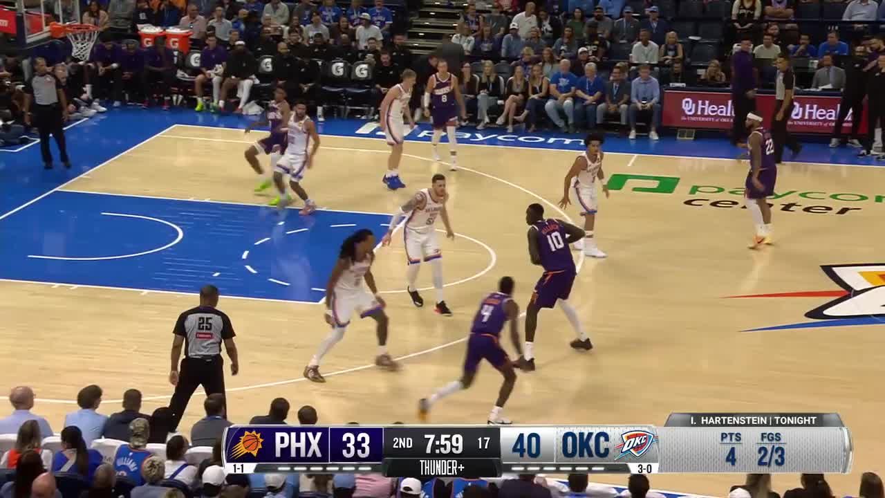 Oklahoma City Thunder vs. Phoenix Suns - Game Highlights