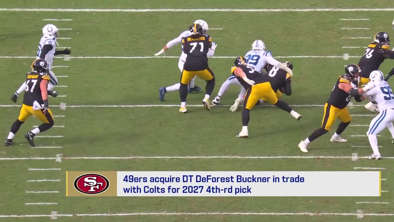 Thoughts on 49ers acquiring DT DeForest Buckner from Colts for '27 fourth-round pick? 'GMFB'