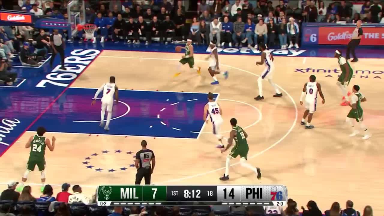 Tyler Herro sets up the nice finish
