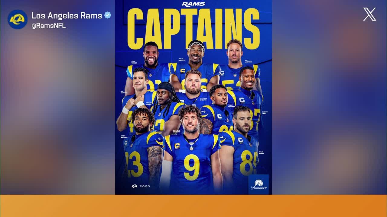 'GMFB' reacts to Rams naming 11 players as captains for 2026 season
