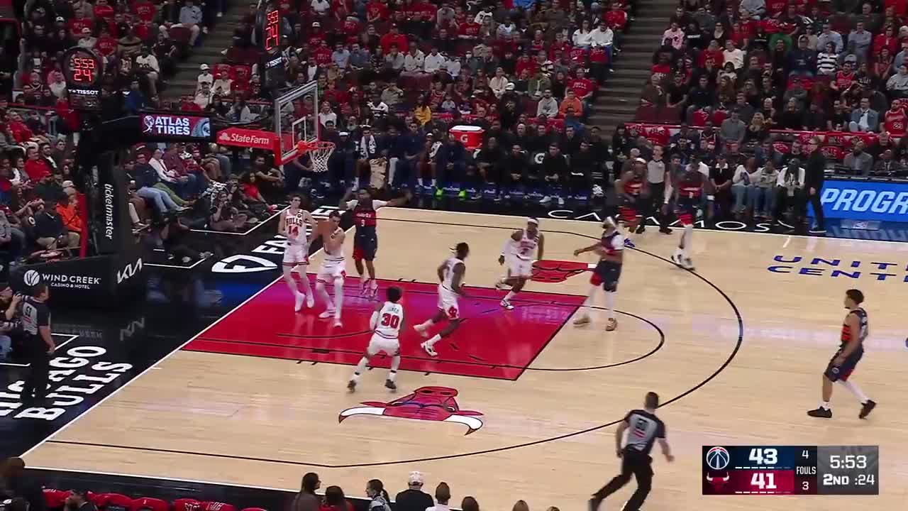 Caleb Wilson with 30 points vs. Washington Wizards
