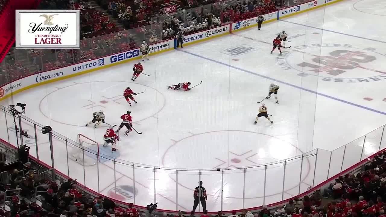 Charlie McAvoy with a Goal vs. Chicago Blackhawks