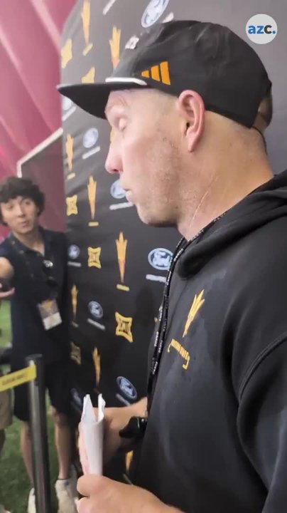 Arizona State football coach Kenny Dillingham announces starting QB