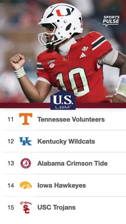 US LBM Coaches Poll: Chaos ensues as Georgia, Notre Dame, Indiana and others fall