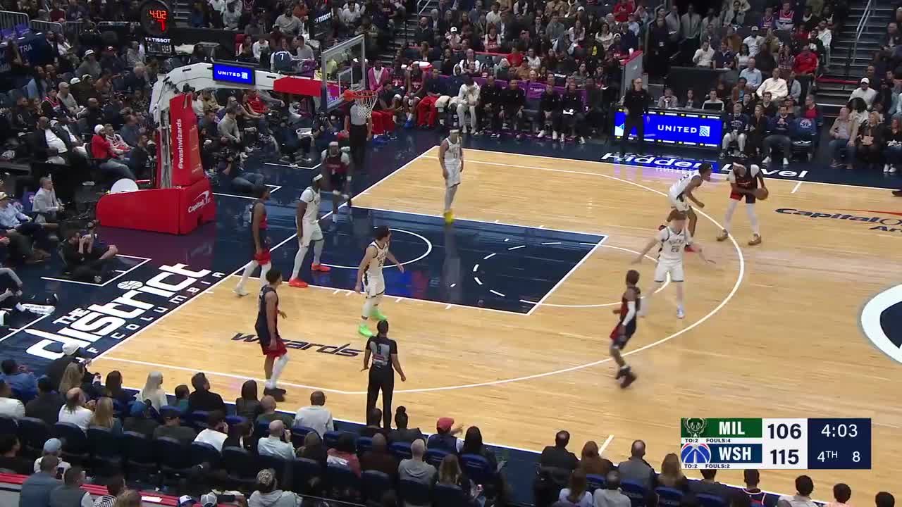 Washington Wizards vs. Milwaukee Bucks - Game Highlights