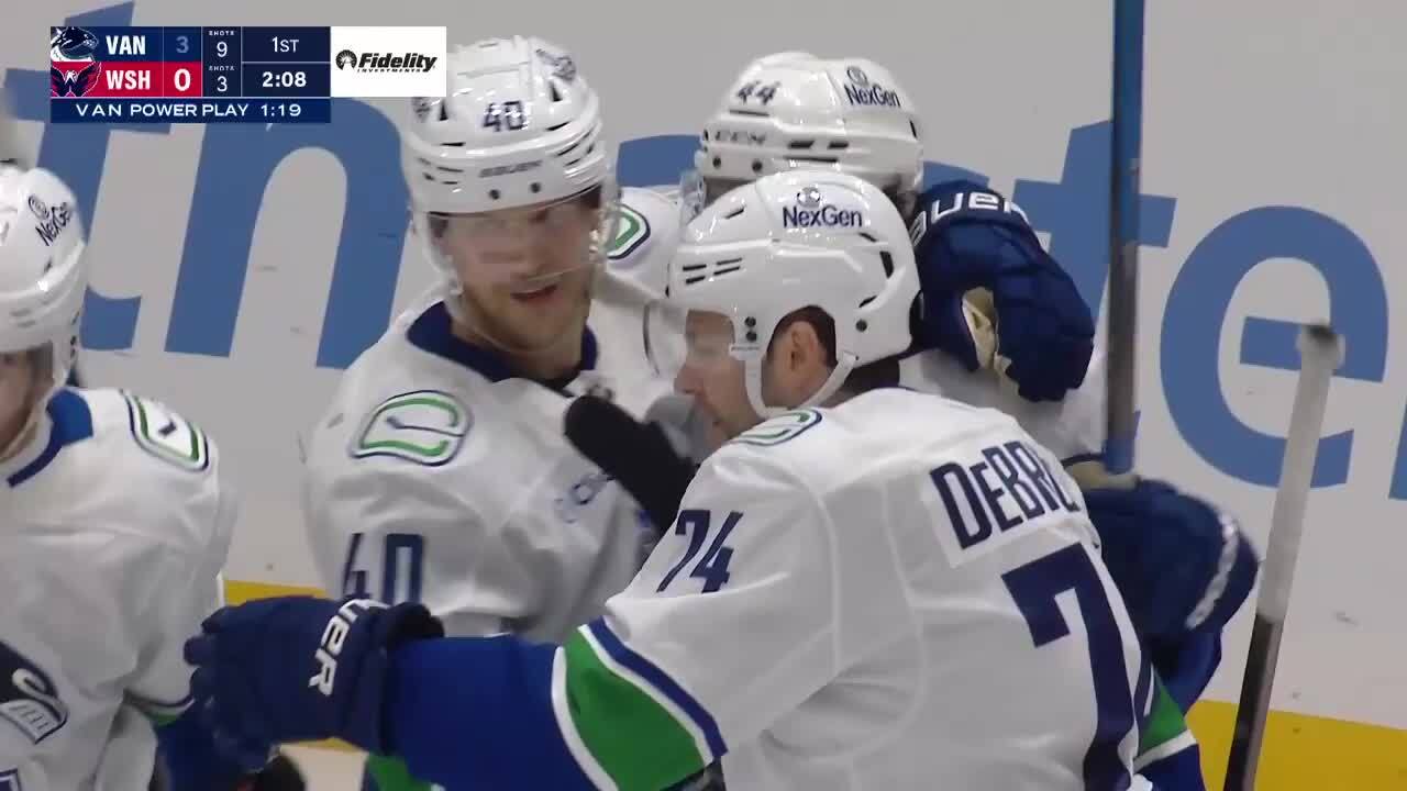 Kiefer Sherwood with a Powerplay Goal vs. Washington Capitals