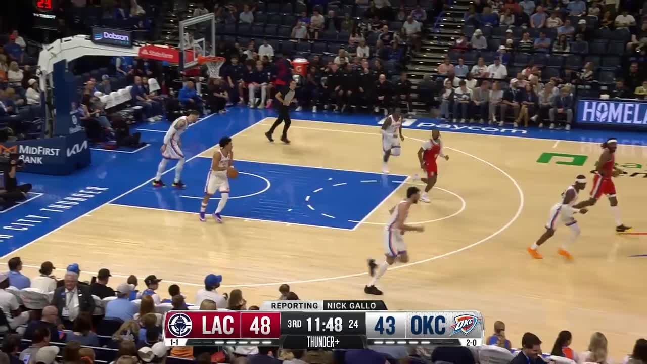 Oklahoma City Thunder vs. LA Clippers - Game Highlights