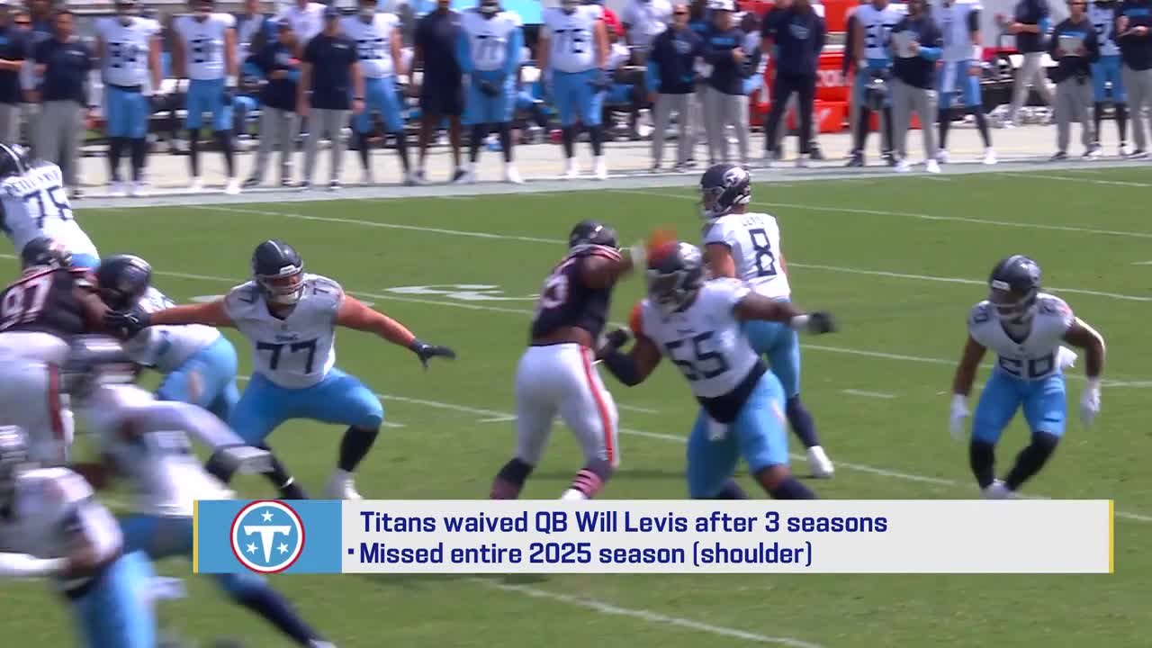 Rapoport: Titans release QB Will Levis after 3 seasons 'GMFB'