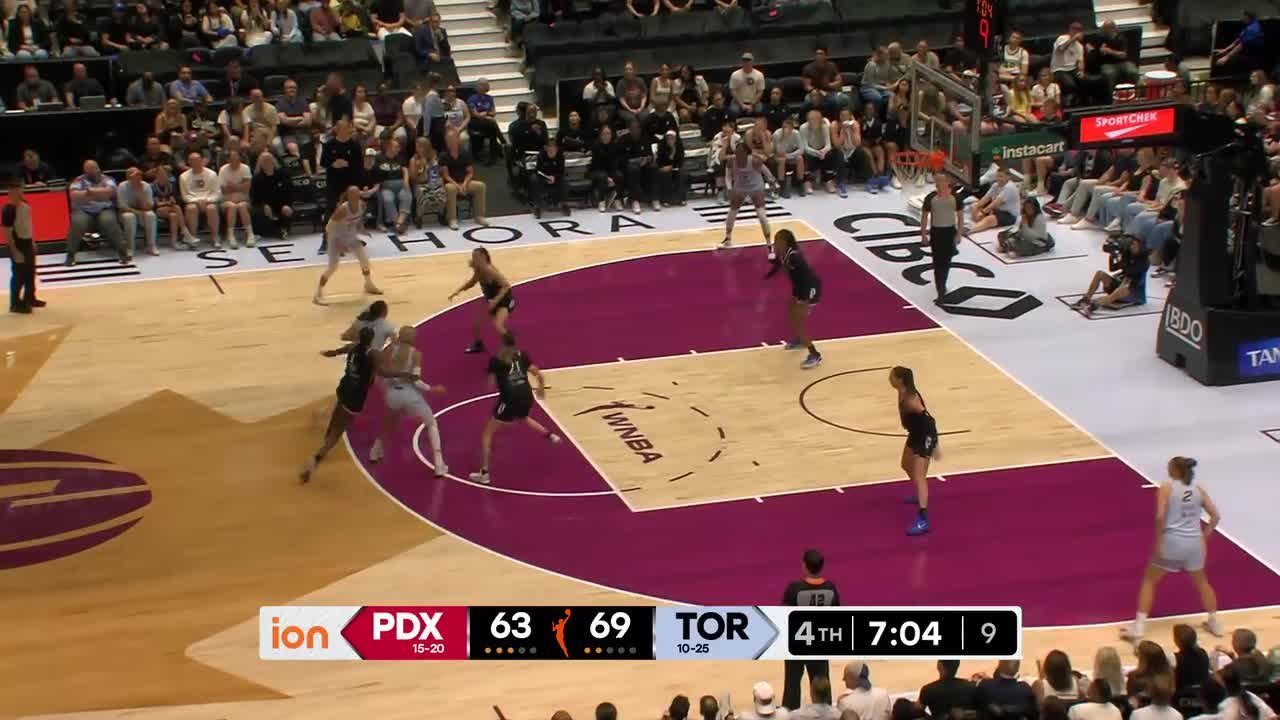 Julie Allemand Top 3-pointers vs. Portland Fire