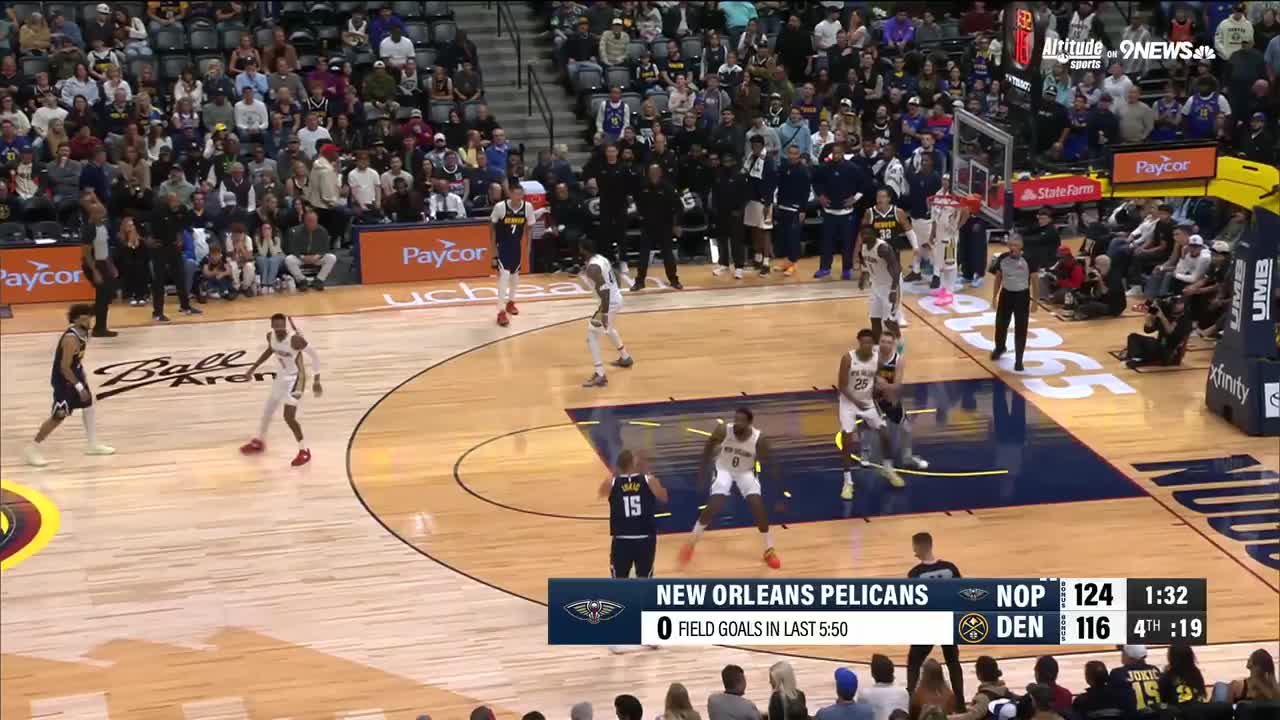 Nikola Jokić Posts 35 points, 15 rebounds & 10 assists vs. New Orleans Pelicans