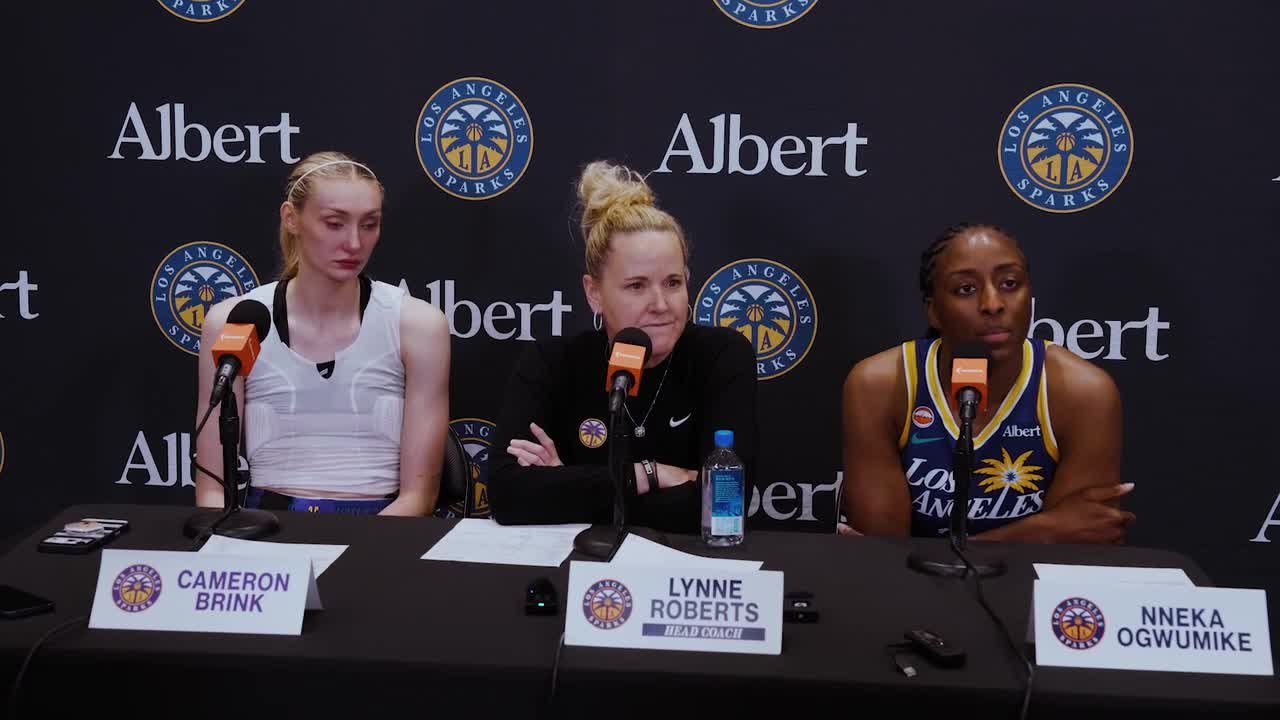 Nneka Ogwumike, Cameron Brink, & HC Lynne Roberts