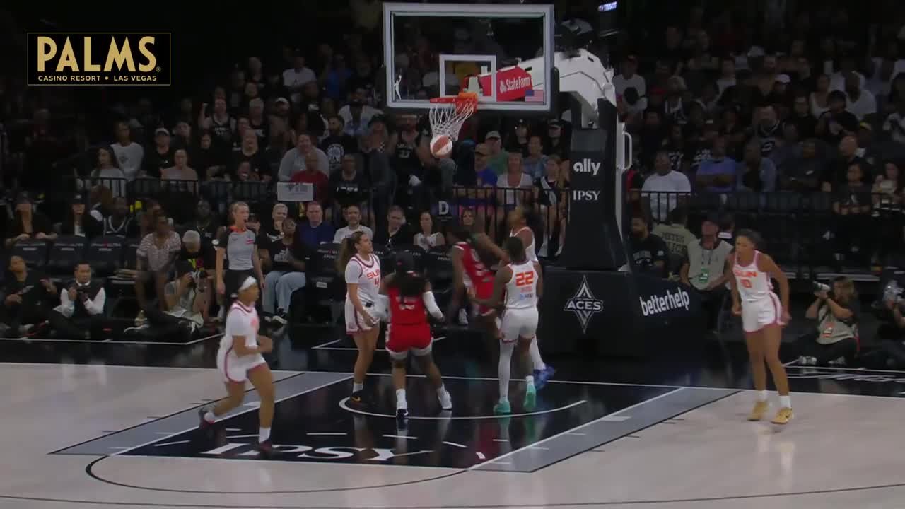 Jackie Young Top Points vs. Connecticut Sun