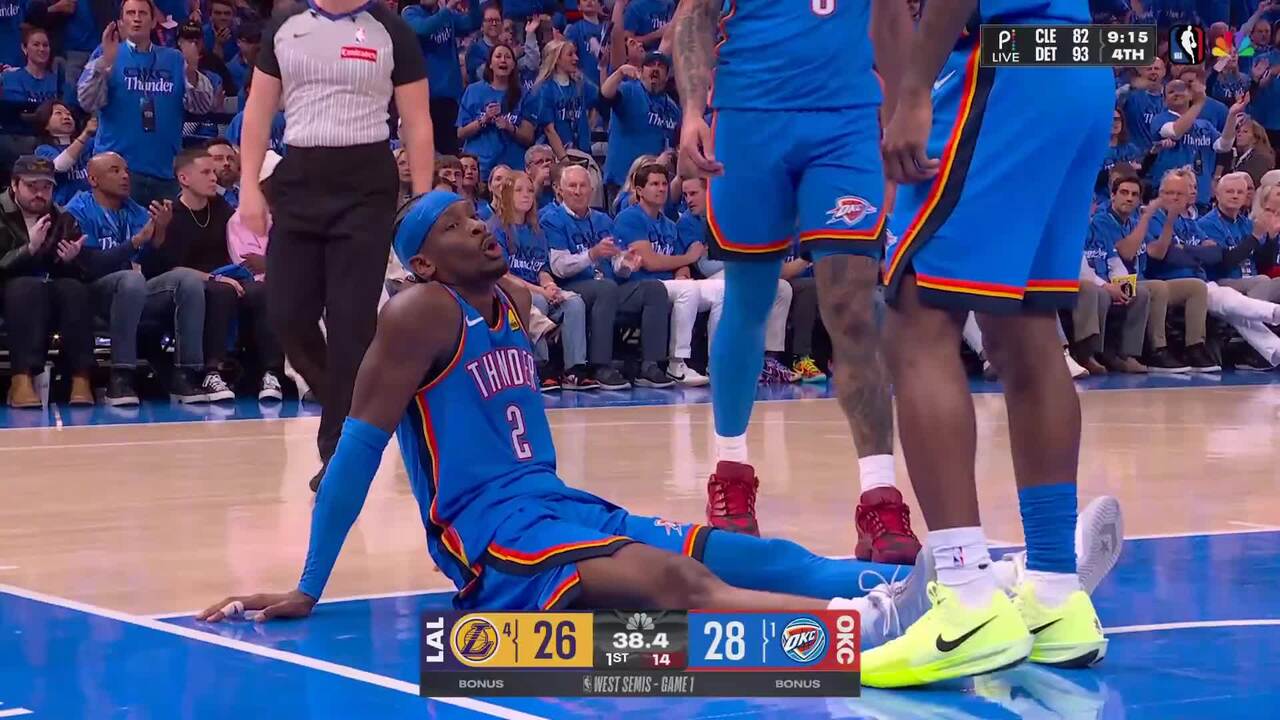 Shai Gilgeous-Alexander gets the And-1